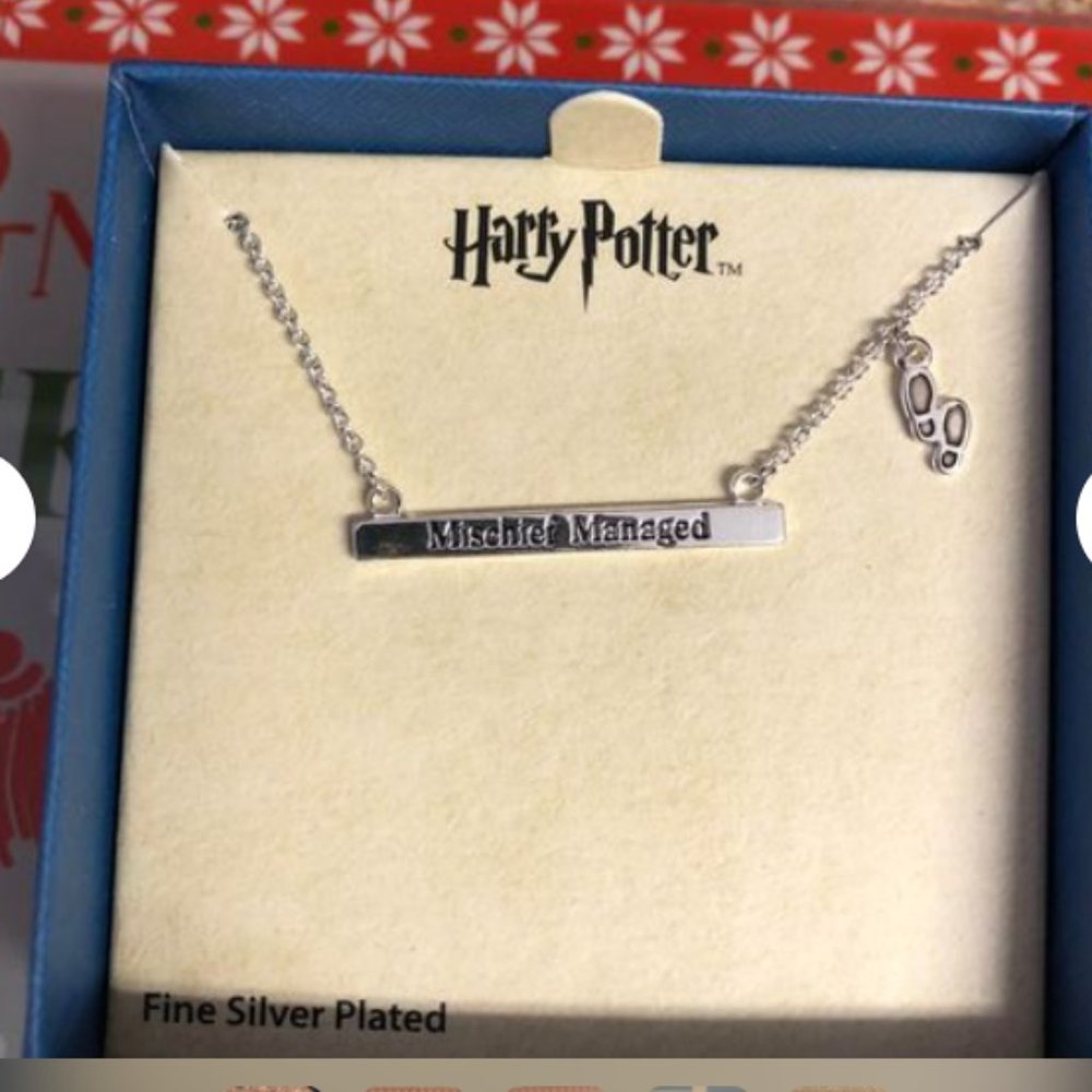 Harry Potter Mischief Managed Necklace